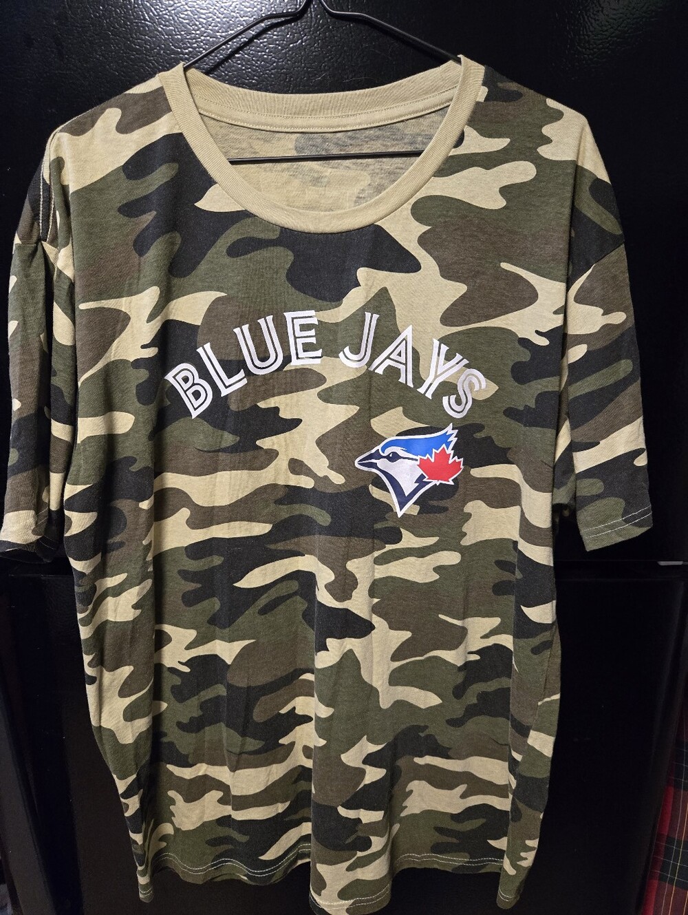 Blue Jay Camouflage Short Sleeve Tee in Green and Tan Fits L/XL Limited PROMO